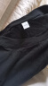 NASA GISS重磅260g纯棉短袖t恤男纯色圆领厚实不透纯白打底衫男女体恤上衣 黑色 L体重130-150斤 实拍图