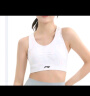 李宁（LI-NING）运动内衣女瑜伽健身文胸中高强度支撑速干透气背心跑步 白色L 实拍图