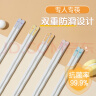 双枪（Suncha）动物派对合金筷子 家用防滑耐高温家庭装 合金筷卡通分食筷子餐具 【果冻筷】5双装-99%抗菌 实拍图
