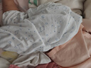 舒贝怡婴儿衣服短袖套装夏季男女宝宝纯棉儿童分体两件套薄款满印粉 90 实拍图