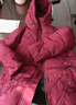 秋芙罗妈妈装冬季高档羽绒服新年红中老年女装50岁60洋气保暖老太太外套 实拍图