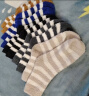 南极人珊瑚绒地板袜厚袜子男士袜子加绒抑菌长筒袜秋冬保暖睡眠袜5双 实拍图