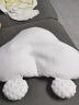 taoqibaby定型枕新生婴儿枕头宝宝0一1岁内幼儿防惊跳搂睡觉安全感神器安抚 双面定型枕套 纯色 实拍图