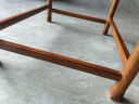 护家 凳子脚垫耐磨椅子脚垫保护套方形棕色8个装 实拍图