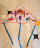 爱吃鱼（aichiyu）涂鸦教学风筝diy纯白涂色绘画风筝材料包自制做风筝男孩女孩玩具 晒单实拍图