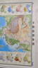 学生专用版地理地图套装共2张 中国地图挂图+世界地图挂图（约1.2米×0.9米 初中高中学生老师教师地理知识学习地图挂图墙贴 学生房教室学校） 晒单实拍图