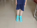 科比纪念版篮球鞋男毒液5青年学生儿童皮面防水运动鞋6欧文7防滑耐磨摩擦有声音速9实战水泥地高帮战靴8 A803青色 【标准尺码】 37 实拍图