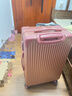 掌金者行李箱大容量拉杆箱登机箱皮箱轻音万向轮密码箱韩版长途旅行箱 玫瑰金拉链款 24英寸 【单人常用尺寸】 实拍图