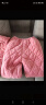 特丝格斯（TSGS）睡衣女冬季加厚套装珊瑚绒三层夹棉衣加绒加大码法兰绒保暖家居服 豆沙色 L-（三层加厚夹棉） 实拍图