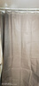 挑三拣四卫生间加厚浴帘布防霉防水浴帘套装免打孔浴室隔断帘门帘窗户挂帘 灰色【高压不透水*不发霉】 宽120*高200 环 1.2伸缩杆 绑带 实拍图