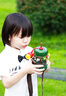 zoy zoii茁伊E6水杯儿童夏季吸管杯400ml水壶大容量吸管杯子出游礼物便携 苹果 实拍图