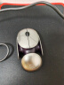 英菲克（INPHIC） PX2无线鼠标可充电静音办公笔记本电脑光电家用便携金属底座科幻原创创意外观灰 X2蓝牙三模液态金属灰【七彩灯光+电量显示】 实拍图