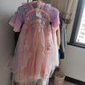 安妮优儿女童汉服夏款樱花公主古装连衣裙2025新款夏季儿童装超仙古风裙子 紫色 140 实拍图