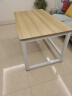 洛来宝电脑桌子书桌台式桌家用写字台简约钢木办公桌电竞桌1.4米 实拍图