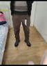 罗蒙（ROMON）休闲裤男夏季韩版裤子男士直筒宽松商务百搭男裤 咖啡色 31 实拍图