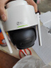 360户外球机6C 4G版300W室外户外防水监控声光报警2K高清智能全彩夜视监控摄像机 实拍图