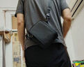 七匹狼斜挎包男士单肩包2024新款包包帆布小背包休闲商务男手机包 款式一CD121611-1 晒单实拍图