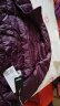 鸭鸭（YAYA）轻薄羽绒服女品牌白鸭绒马甲外套女款春秋立领马夹内胆K 紫红色 XL/170 晒单实拍图