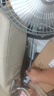 驰卡行汽车载风扇24v大货车专用大风力强风摇头调速面包卡车小电风扇 银金四叶【8寸24V 】 点烟器接口 实拍图