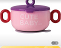 日康（rikang）儿童餐具辅食碗 宝宝餐具保温碗 不锈钢婴儿碗 RK-C1006粉色 实拍图