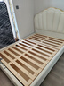 香丽华庭1.8米双人床主次卧大床简约软包皮床高箱储物床实木加厚床板 单床（皮床） 1.5米*2米气压款 实拍图