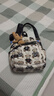 小熊依恋双肩包布艺学生书包短途旅行背包大容量隔层轻便女背包圣诞礼物 实拍图