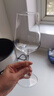 VTyee红酒杯套装家用醒酒器欧式玻璃水晶杯葡萄酒高脚杯创意酒具高脚杯 魅影款 350ml 6只 无规格 实拍图