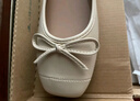热风（Hotwind）【商场同款】浅口单鞋女春季新款法式温柔时尚舒适平底一脚蹬女鞋 03米色 39 实拍图