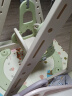 顽乐熊攀爬架滑梯秋千组合家用室内婴幼儿宝宝儿童游乐场玩具积木板 薄荷绿单秋千 实拍图