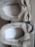 达西先森盖世嘤熊 棉拖鞋女室内外防滑长绒毛加厚软底拖鞋秋冬 深灰38-39 晒单实拍图