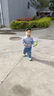 牧童幼儿园鞋女童小白鞋春秋款软底网面室内鞋宝宝板鞋男 原野绿22 实拍图