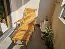 木马人躺椅摇摇椅成人懒人沙发折叠单人藤椅阳台户外休闲椅午休老人椅子 躺椅升级款加长-原色 实拍图