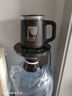 美能迪桶装水抽水器自动上水器加热一体机电动烧水器纯净水桶压水器矿泉水电热水壶饮水机大桶水取水机 1L 全自动玻璃防烫壶【防干烧+保温】 实拍图