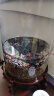 茨格曼圆柱形鱼缸一体缸办公桌面养鱼缸迷你小型玻璃钢乌龟缸家用金鱼缸 透明 20直径*30高CM 晒单实拍图