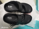 康奈男鞋夏季男士凉鞋商务休闲凉鞋舒适透气牛皮沙滩凉鞋18243067 黑色 40 实拍图