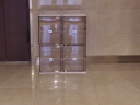 蚂蚁盒子（MAYIHEZI）免安装可折叠鞋盒茶色塑料鞋柜门口收纳防尘防潮鞋盒 2列4层8格 实拍图