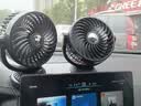 亿饰车载电风扇汽车12v24v大货车轿车通用带摇头车内仪表制冷空调风扇 智能按键摇头-3挡风力-豪华款 实拍图