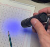Glueckind12LED验钞灯紫光手电筒便携验钞器 面膜卫生巾尿不湿荧光剂检测灯 黑色 晒单实拍图