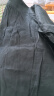 无印良品（MUJI）女式 麻 水洗 立领 七分袖罩衫女士汉麻衬衫衬衣夏季款 BC2JJA4S 黑色 L （165/88A） 晒单实拍图