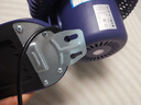 先科（SAST）免打孔厨房风扇壁挂电风扇挂壁式厕所壁扇循环扇家用挂墙卫生间遥控电扇浴室用墙壁摇头洗手间挂扇 豪华-深蓝色遥控款【加金属挂片+免钉胶套装】 实拍图