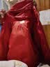 左西男童羽绒服冬季新款儿童三防加厚面包服长款外套 红色 150 实拍图