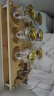 Luxury Flowers 金山金箔二两白酒杯套装创意金箔酒壶水晶分酒器带刻度酒具套装 金山二两杯6+金山300ml壶+木架 实拍图