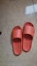 RED CRANE拖鞋女夏季新款eva居家室内踩屎感洗澡防滑软底凉拖鞋 橙色 40-41 实拍图