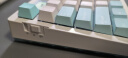 达尔优（dareu）A98pro机械键盘三模热插拔游戏办公PBT键帽全键RGB弹力臂gasket结构天空轴V4-冰霜蓝 实拍图