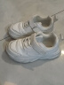 哈比熊童鞋春秋儿童运动鞋小白鞋男童鞋革面休闲女童鞋GS7593 白色30码 实拍图