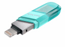 闪迪（SanDisk）256GB Lightning USB3.1 苹果手机U盘 绿色 读速90MB/s 苹果MFI认证 iPhone/iPad手机电脑两用U盘 实拍图