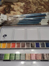 鲁本斯24色固体水彩 常用色水彩颜料套装 初学者美术专业便携块装水彩绘画工具 靛青色盒010904008 晒单实拍图