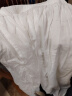 无印良品（MUJI）女式 强捻抽褶裙长半身裙纱裙薄荷曼波风纯棉全棉裙子BE1QZC4S 白色 L 165/70A 晒单实拍图