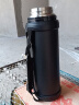 哈尔斯（HAERS）保温壶户外大容量旅行壶2.2L 保温瓶暖瓶车载运动水壶 黑色 实拍图