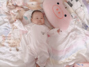 班杰威尔婴儿衣服夏季薄款纯棉新生儿连体衣内衣睡衣初生0-6个月宝宝爬服 实拍图